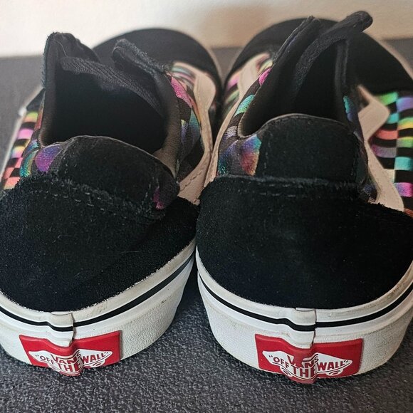 Vans Off the Wall Iridescent Checkered Pattern - Missy Shoes Size 4 - 500714 - Picture 2 of 7